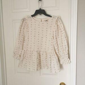 Universal Thread embroidered blouse size S